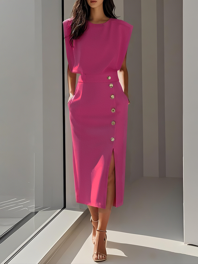 Aspen™ | Effortless Charm Midi Dress