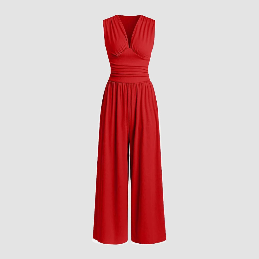 Dorothy™ | Stretch Comfort Wide-Leg Jumpsuit