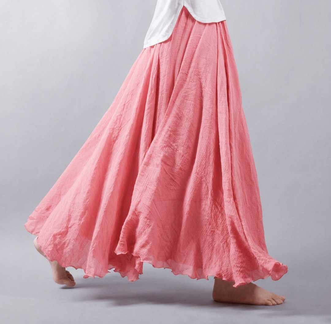 Solange | Women's Flowy Boho Maxi Skirt