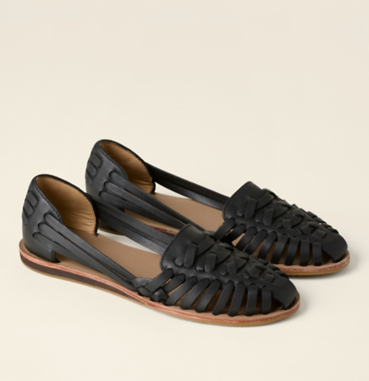 Victoria | Women's Woven Flat Buckle Sandals