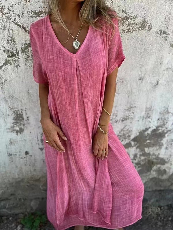 Amy™ | Loose V-neck Dress