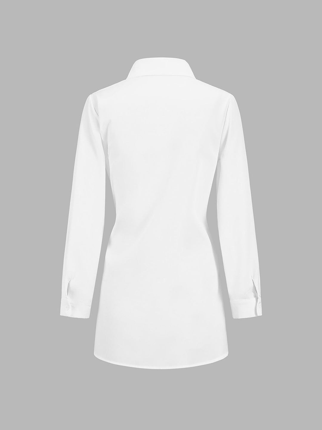 Monroe | Women's Tie Waist Button Down Long Sleeve Shirt Blouse