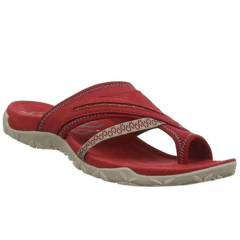 Dahlia | Women's Slip On Sandals - Black - Image 5