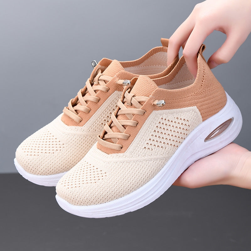 Delphine | Women's Orthopedic Slip On Sneakers - Champagne - Image 1