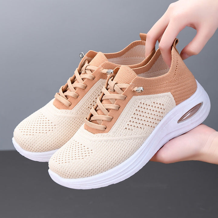 Delphine | Women's Orthopedic Slip On Sneakers - Champagne - Image 1
