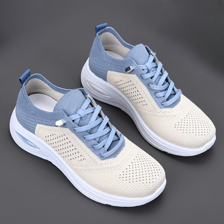 Delphine | Women's Orthopedic Slip On Sneakers - Champagne - Image 3