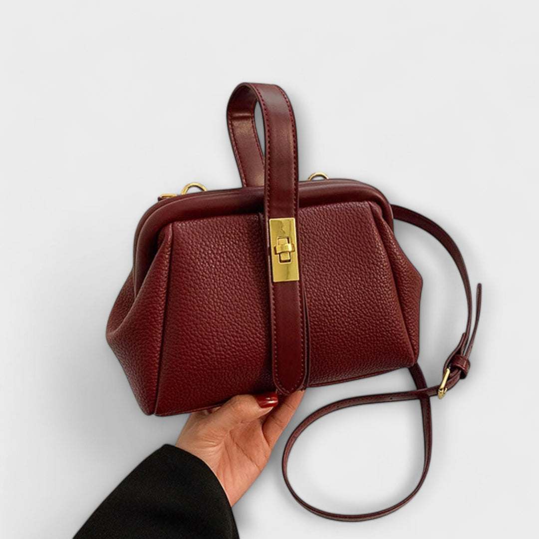 Hadleigh | Women's Mini Top Handle Turn Lock Crossbody Bag - Image 16