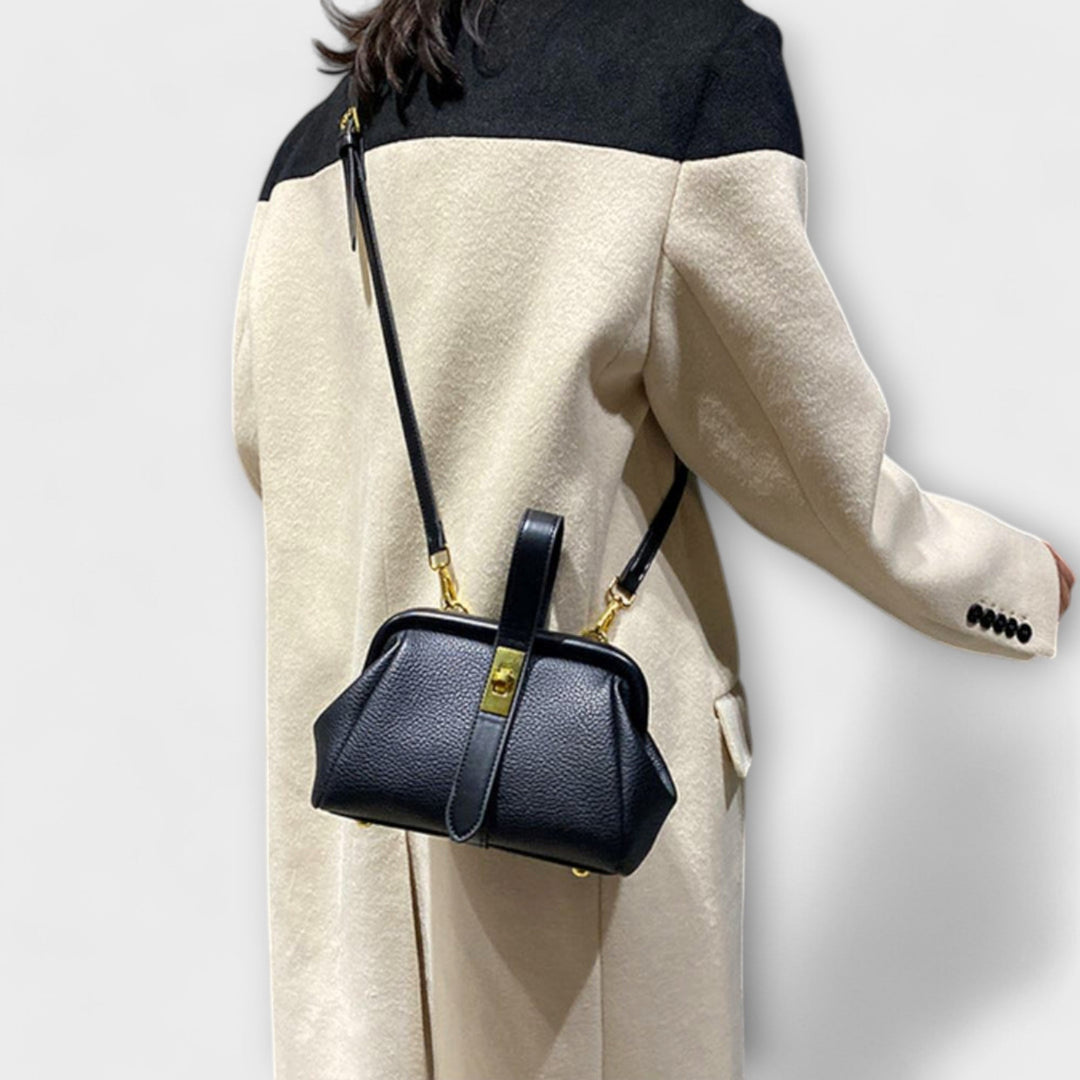 Hadleigh | Women's Mini Top Handle Turn Lock Crossbody Bag - Image 7