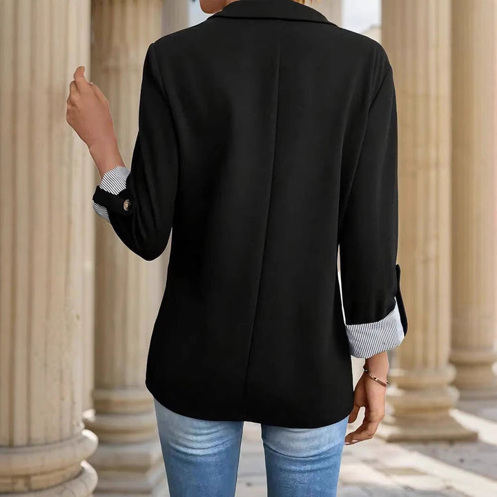 Hadley | Women's Open Front Notch Lapel Blazer Jacket - Image 6