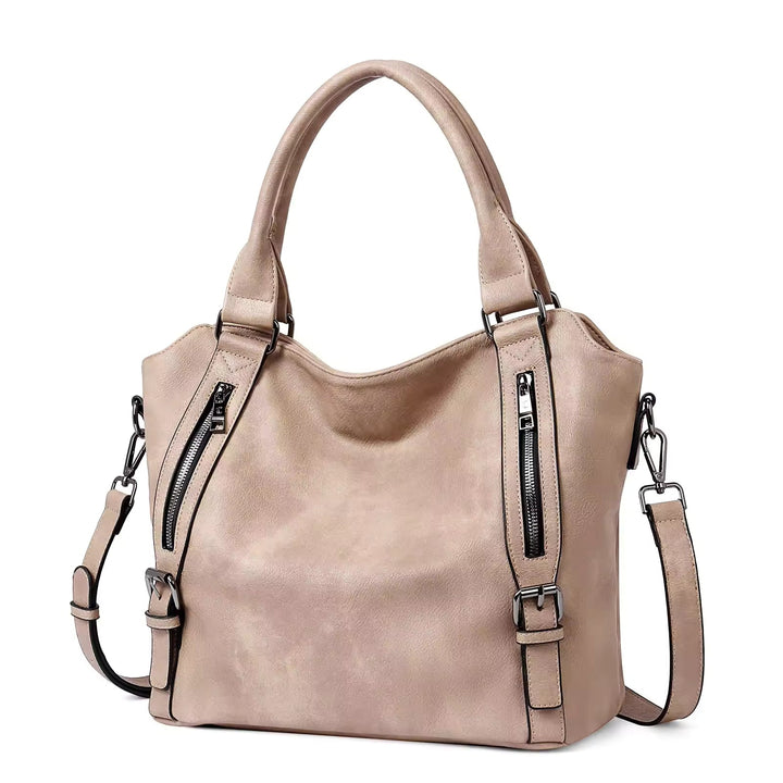 Kira | Women's Brown Shoulder Tote Bag - Brown - Image 9