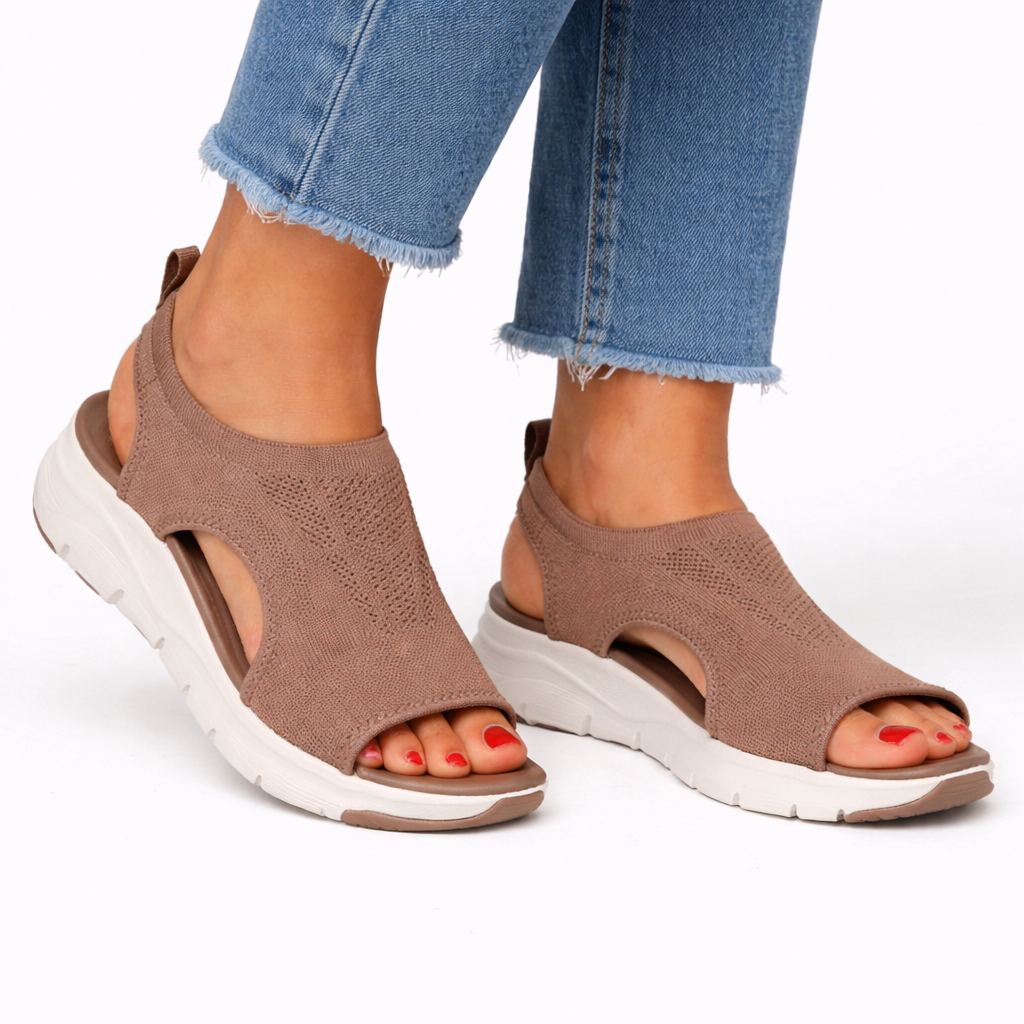 Mirabelle | Women's Orthopedic Slip-On Comfort Sandals - Navy - Image 3