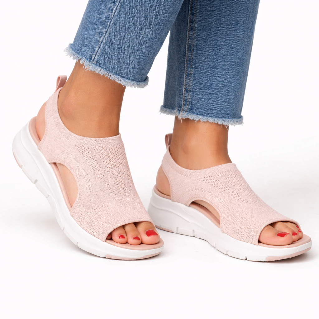 Mirabelle | Women's Orthopedic Slip-On Comfort Sandals - Navy - Image 4