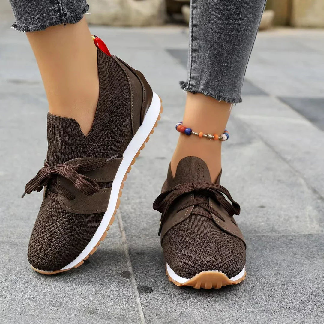 Ophelia | Women's Bow Slip-On Sneakers - Black - Image 5