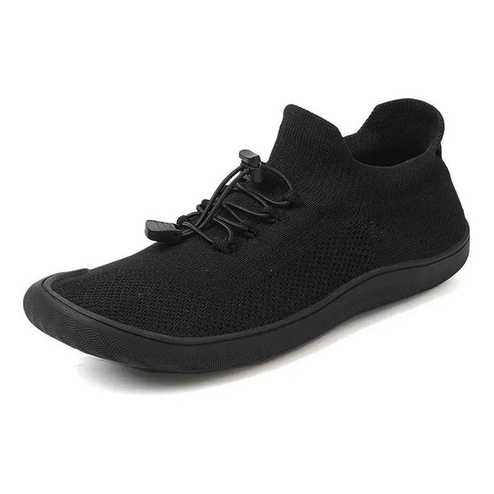 Riordan | Women's Knit Barefoot Sneaker Low Top - Light Grey - Image 15