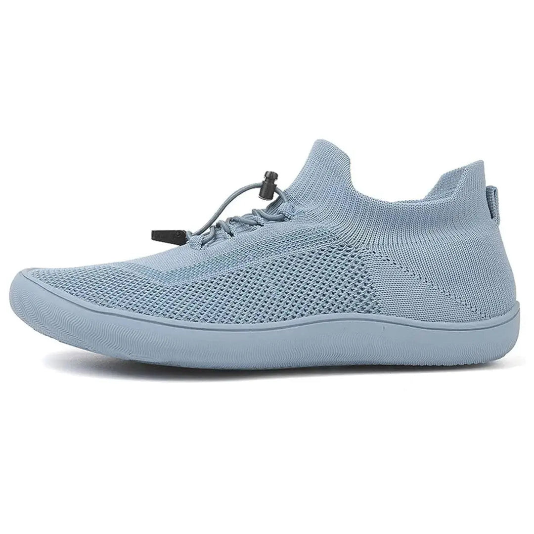 Riordan | Women's Knit Barefoot Sneaker Low Top - Light Grey - Image 20