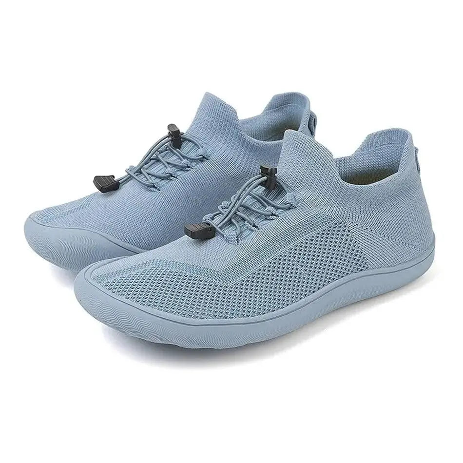 Riordan | Women's Knit Barefoot Sneaker Low Top - Light Grey - Image 24