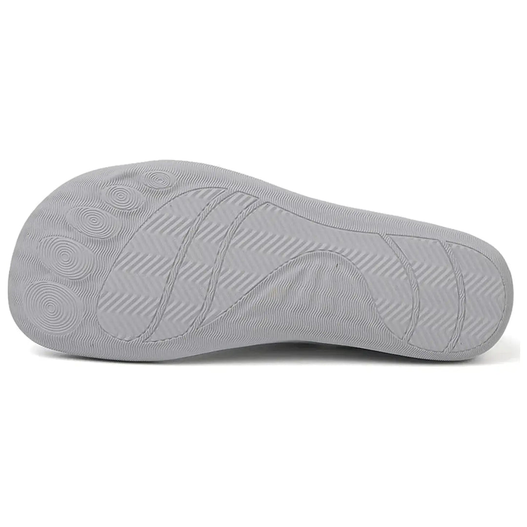 Riordan | Women's Knit Barefoot Sneaker Low Top - Light Grey - Image 5