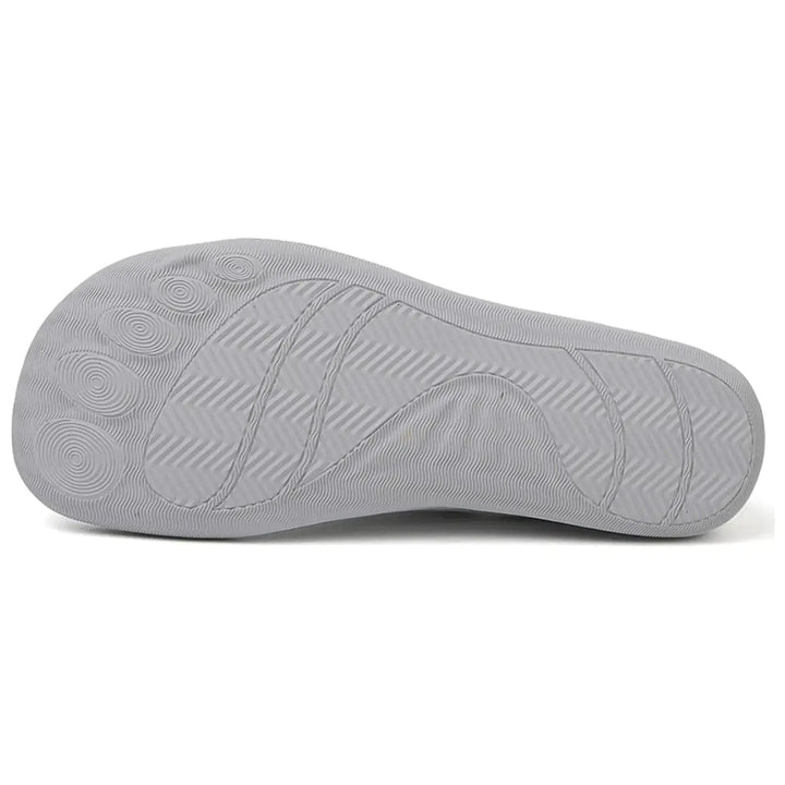 Riordan | Women's Knit Barefoot Sneaker Low Top - Light Grey - Image 5
